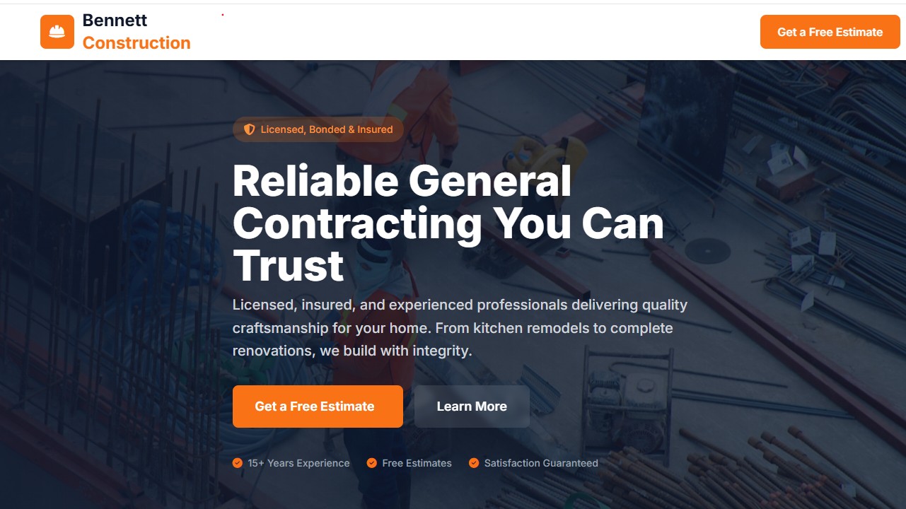 Bennett Construction and remodeling